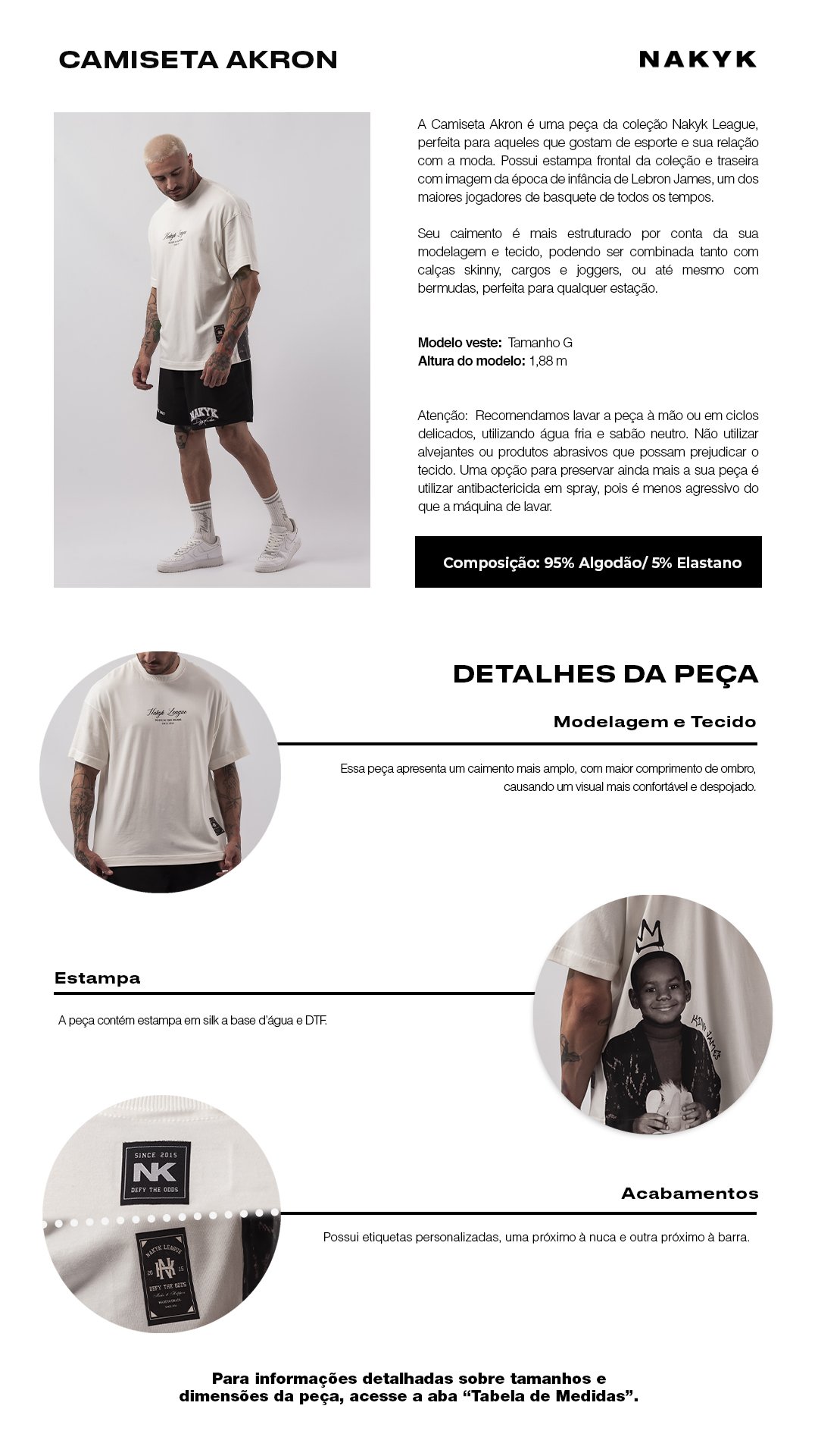 Camiseta Akron Over Off White
