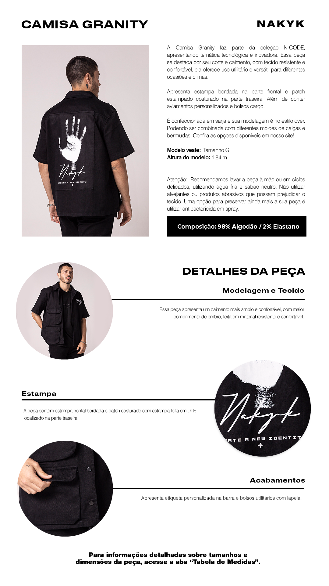 camisa granity