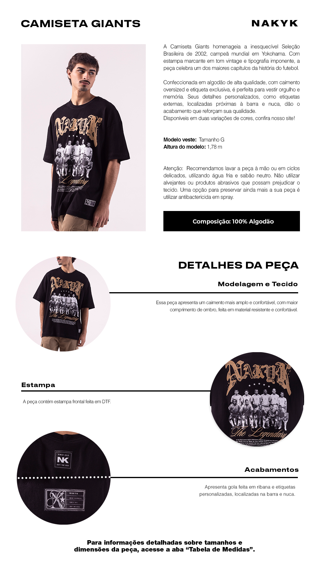 camiseta giants preta