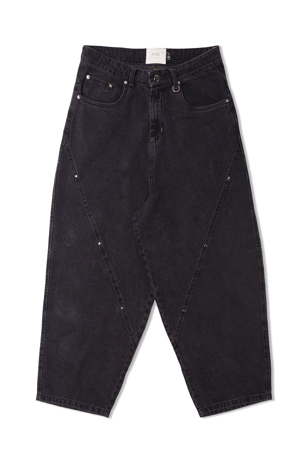 Calça Jeans Obsidian Preta Estonada