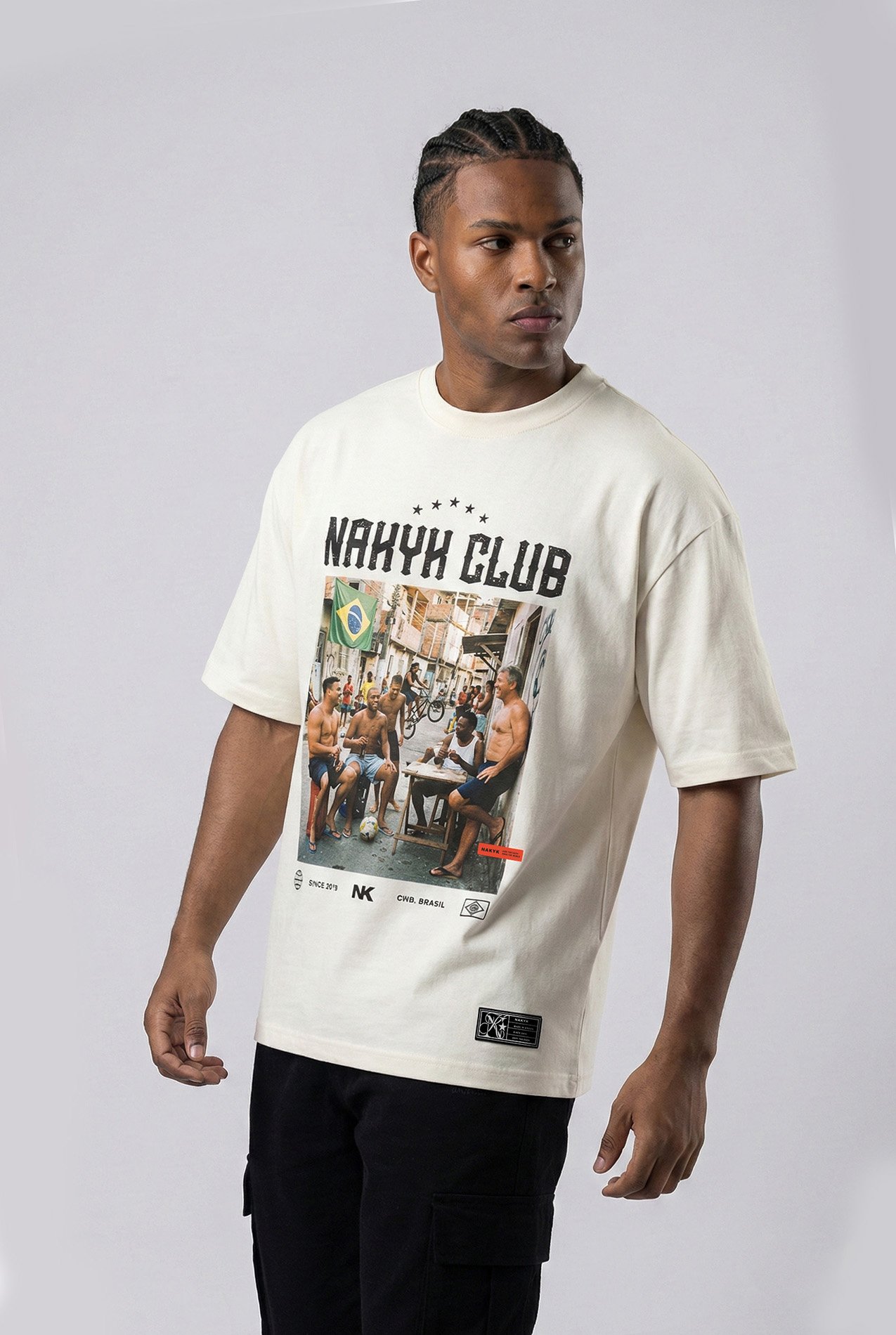 新品未開封 HYOD WIND BLOCK WAFFLE SHIRT LL Camiseta Swallow Over Off White