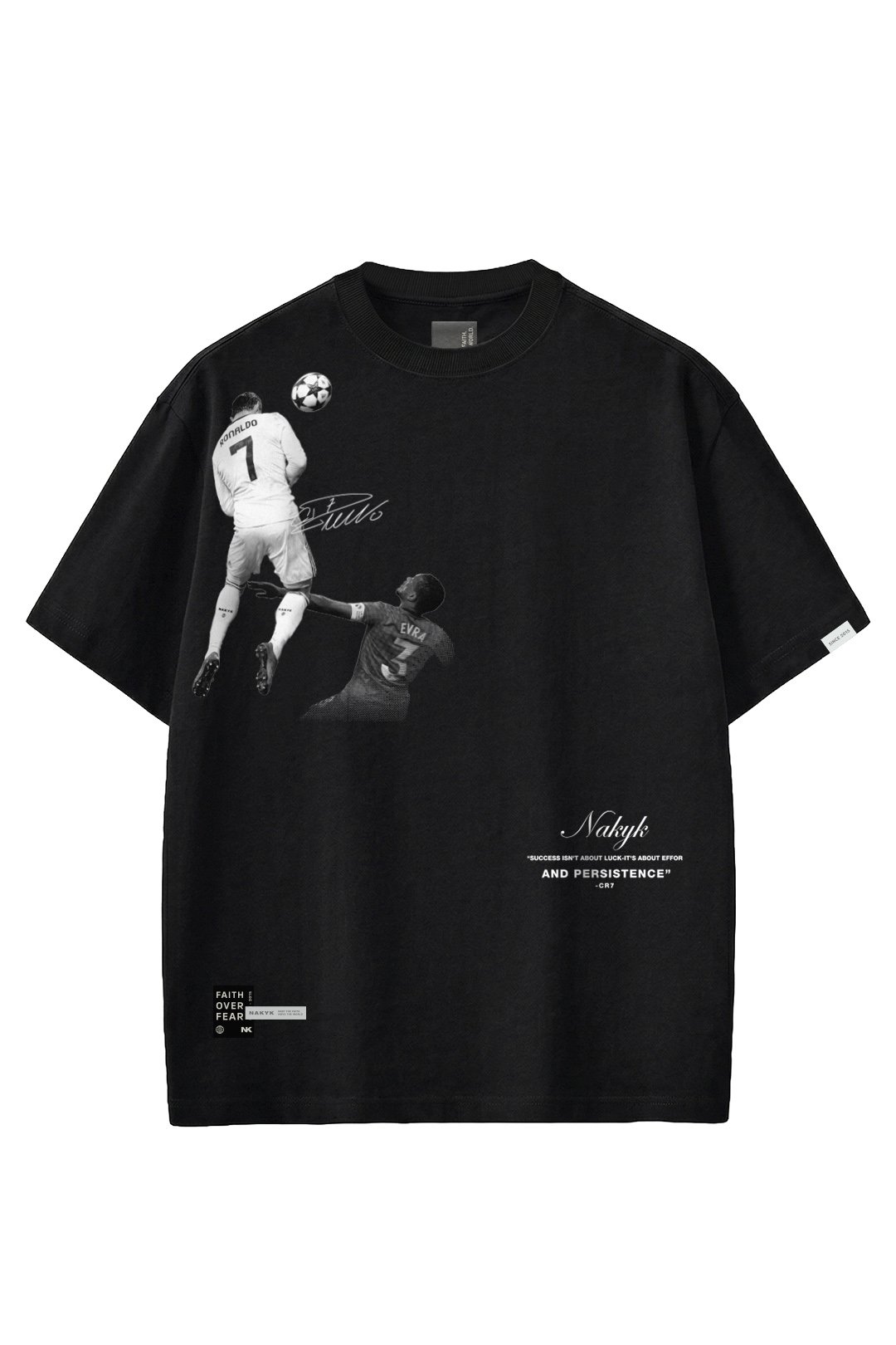 Camiseta Over Goat Preta
